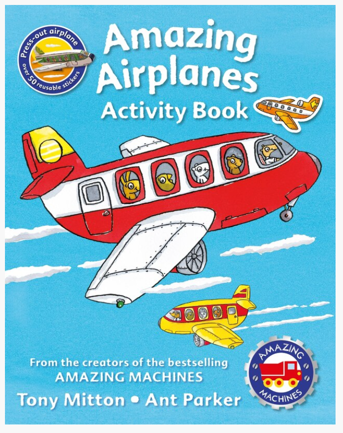 AB: Amazing Airplanes Sticker Activity Book - Ages 3+