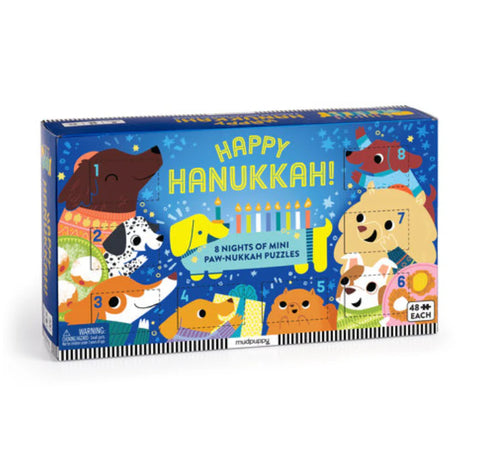 Happy Hanukkah!  Countdown Puzzle - 4+