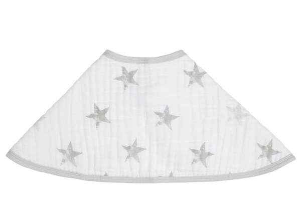 Aden + Anais: Burpy Bib Cotton Muslin - Dusty Stars - Age 0+