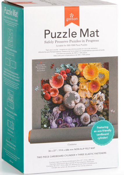 500-1500 Piece Puzzle: Galison: Roll Up Puzzle Mat - Ages 8+