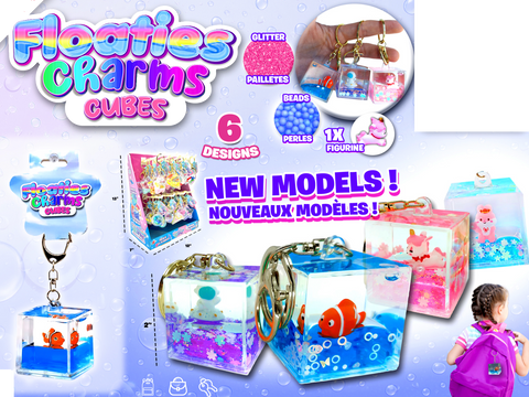 Loot: Floaties Acrylic Liquid Keychain Cube Series - Ages 5+