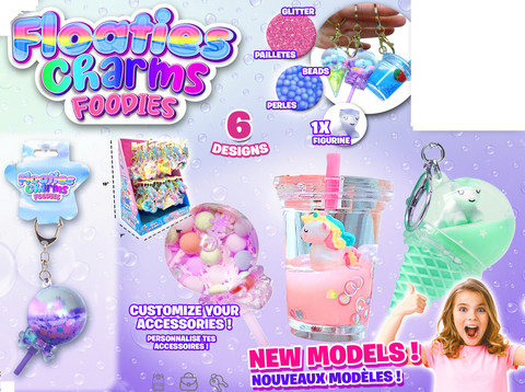 Loot: Floaties Acrylic Liquid Keychain Food Series - Ages 5+