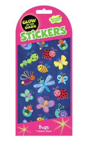 Stickers: Bugs (Glow In The Dark!) - Ages 3+