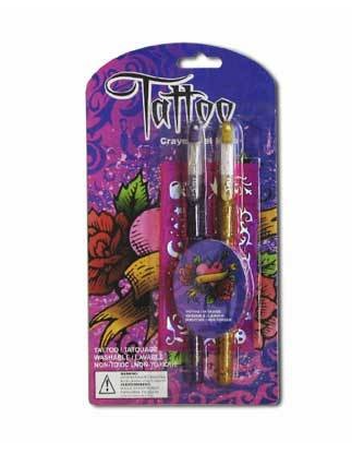 Loot: Tattoo Pens - Ages 6+