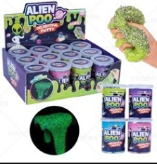 Loot: Alien Mixem Slime Glow in the Dark - Ages 3+