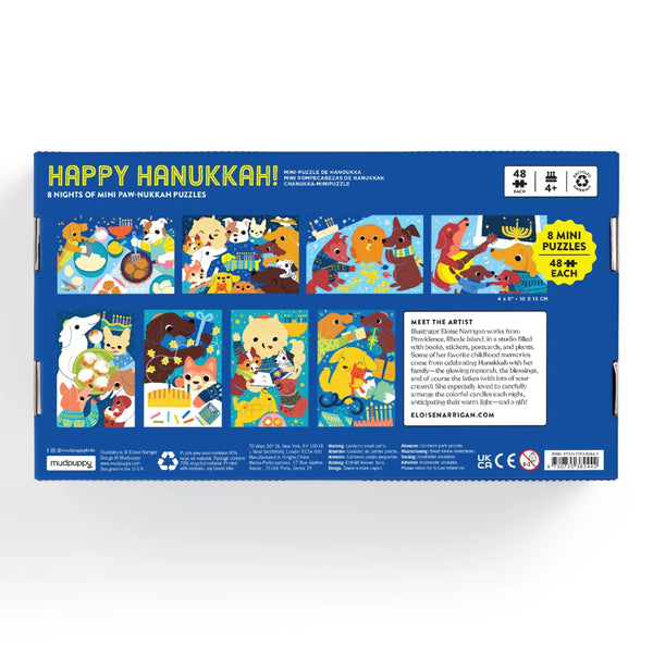 Happy Hanukkah!  Countdown Puzzle - 4+