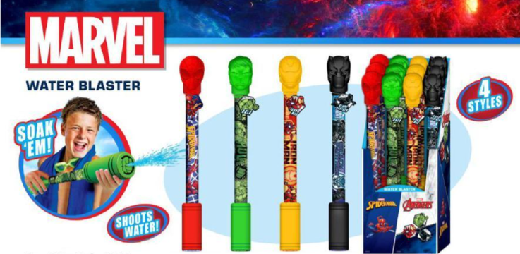 Marvel Avengers Water Blaster: Multiple Styles Available - Ages 4+