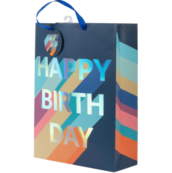 Large navy deals gift bags