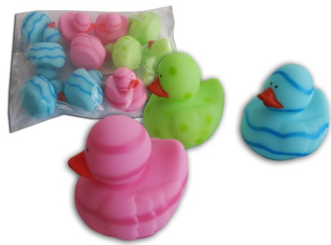 Loot: 2" Printed Pastel Rubber Duck - Ages 3+