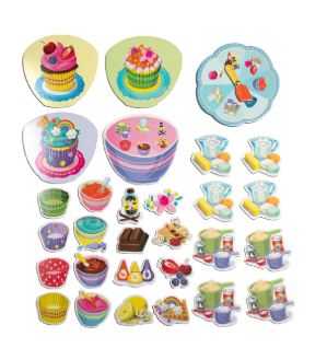 Games: Cupcake Shaped Spinner Game - Ages 3+