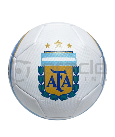 Argentia AFA White Soccer Ball Messi - Size 5