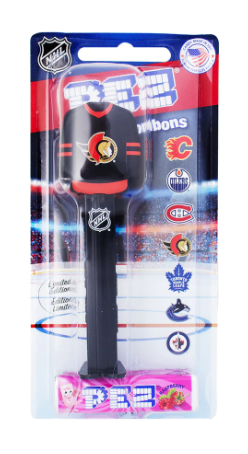 Pez Candy & Dispenser: NHL Hockey Jersey