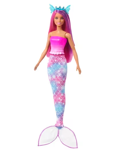 Barbie Doll And Fantasy Pets Dress Up Doll Mermaid Tail And Skirt Playful Minds