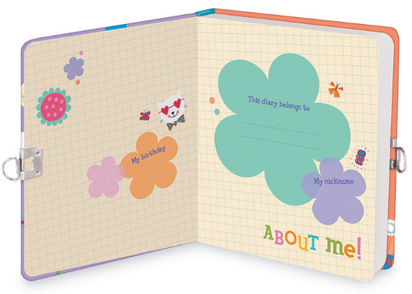 Lock & Key Diary: All About Me - Ages 6+