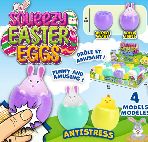 Squeezy Easter Eggs - Ages 3+