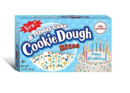 Birthday Cake Cookie Dough Bites: Theatre Box Candy