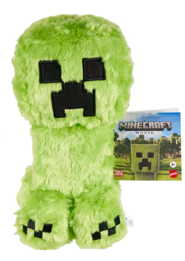 Minecraft Movie 8" Plush: Assorted Styles - Ages 3+