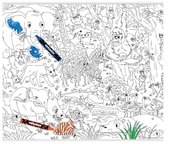 Colouring Poster Set: Multiple Styles Available - Ages 5+