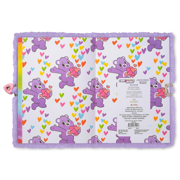 IS: Share Bear Lock and Key Furry Journal - Ages 6+