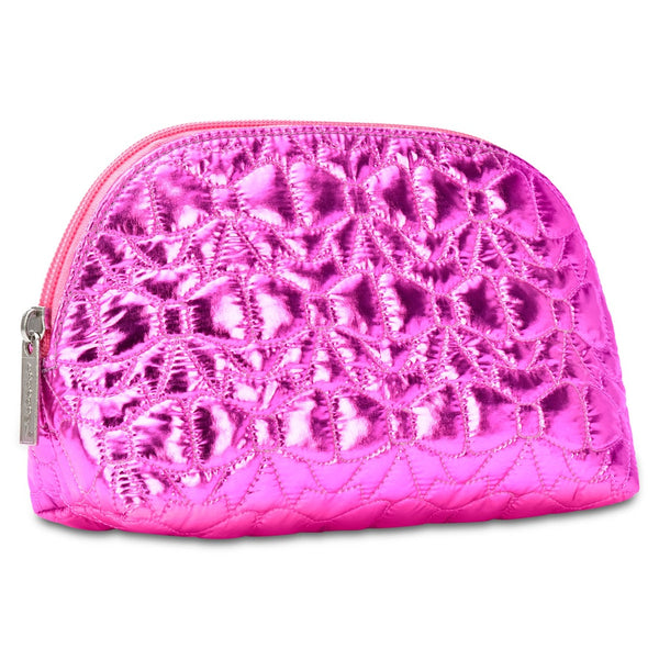 IS: Shining Bows Quilted Oval Cosmetic Bag - Ages 8+