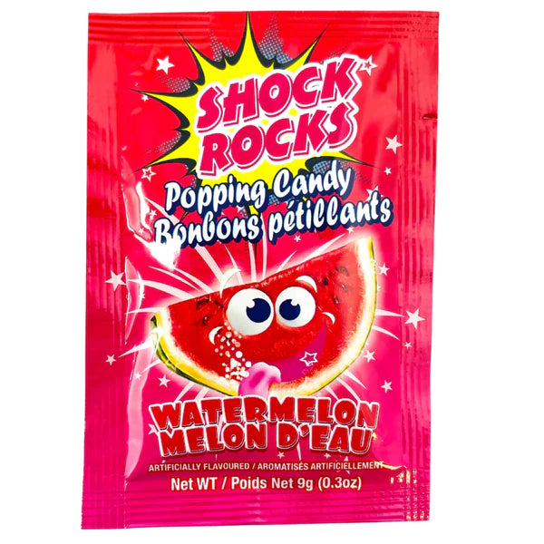 Candy: Shock Rocks Popping Candy - Watermelon - Ages 4+