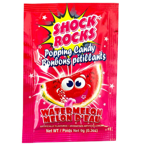 Shock Rocks Popping Candy: Watermelon - Ages 4+