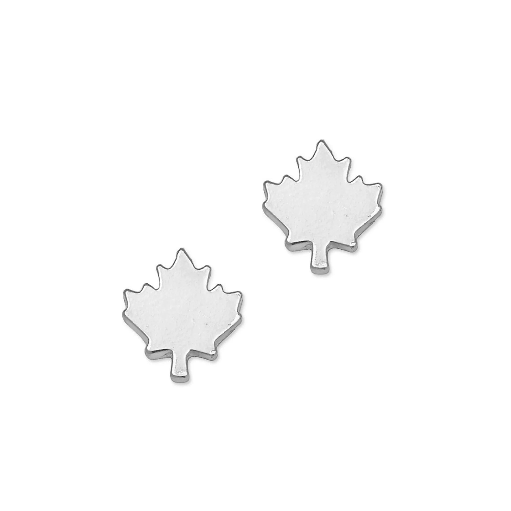 Earrings: Maple Leaf - Gold or Silver
