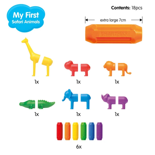 My First Safari Animals Magnetic Discovery Set