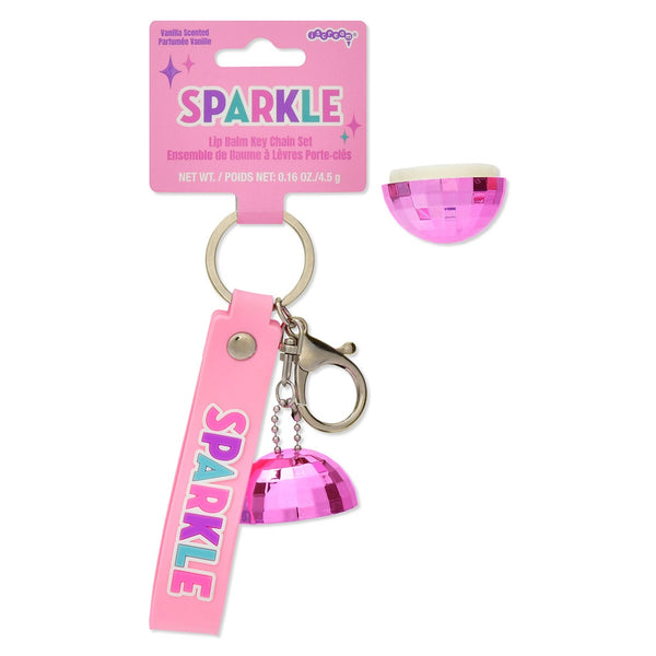 IS: Sparkle Lip Balm Keychain Set - Ages 6+