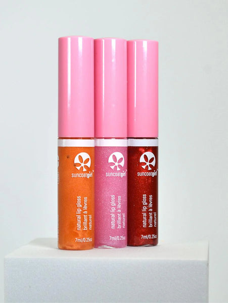 Suncoat: Juicy Gloss Trio All Natural Lip Gloss - Ages 3+