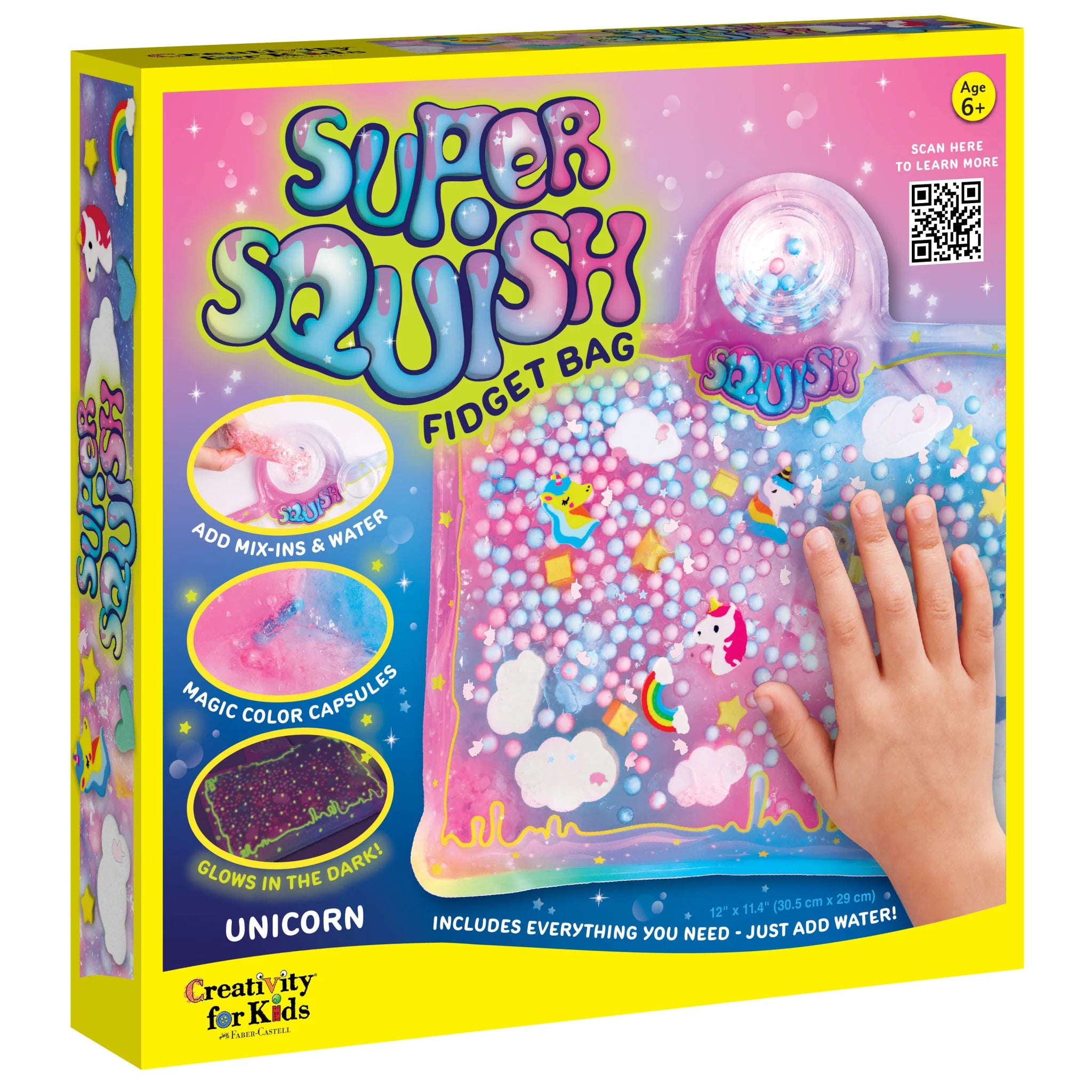 Creativity for Kids: Super Squish Fidget Bag - Unicorn - Ages 6+