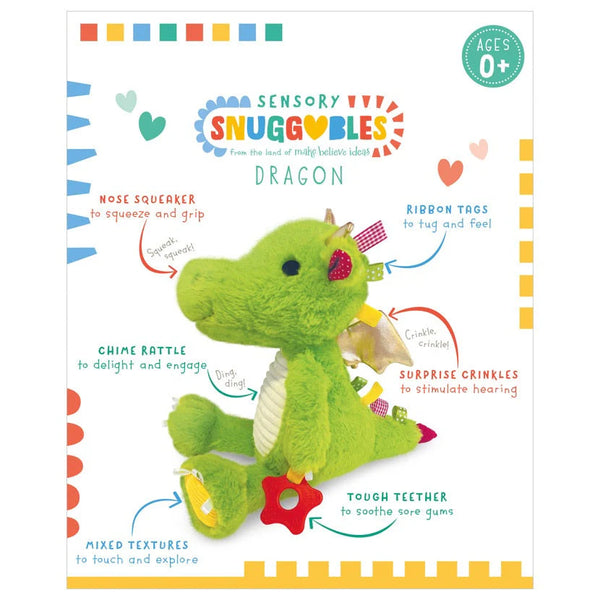 Super Sensory Snuggable Dragon - Ages 0+