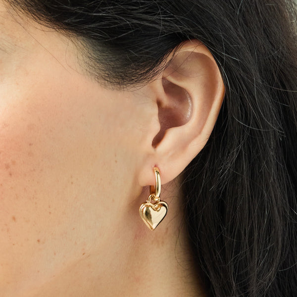 Earrings: Sweetheart - Gold