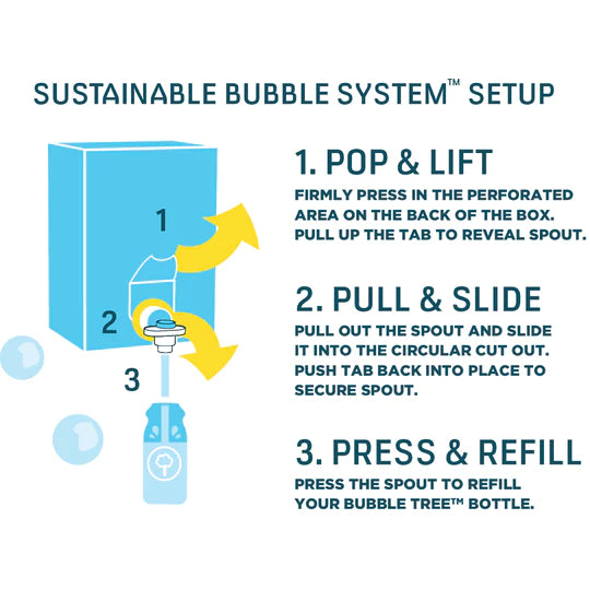 Bubbles: Aluminum Bottle + Wand: 4 Fl. Oz. - Ages 3+