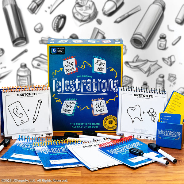 Telestrations 6 Player 2nd Edition - Party Game