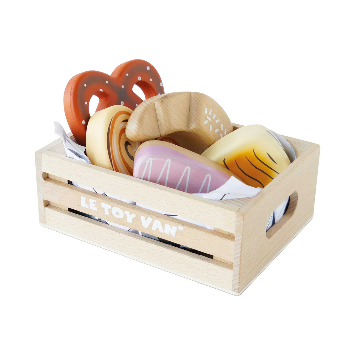 Bakery & Patisserie Wooden Market Crate: Bakers Basket - Ages 2+