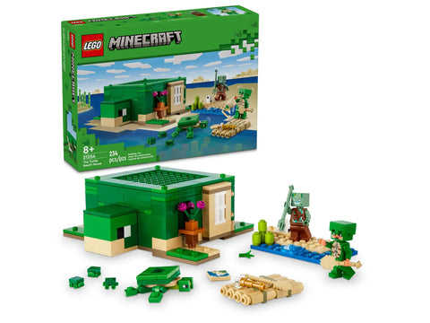Lego: Minecraft the Turtle Beach House - Ages 8+