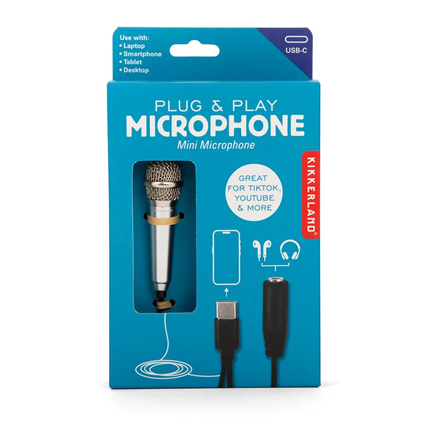 Plug and Play Microphone - Kikkerland