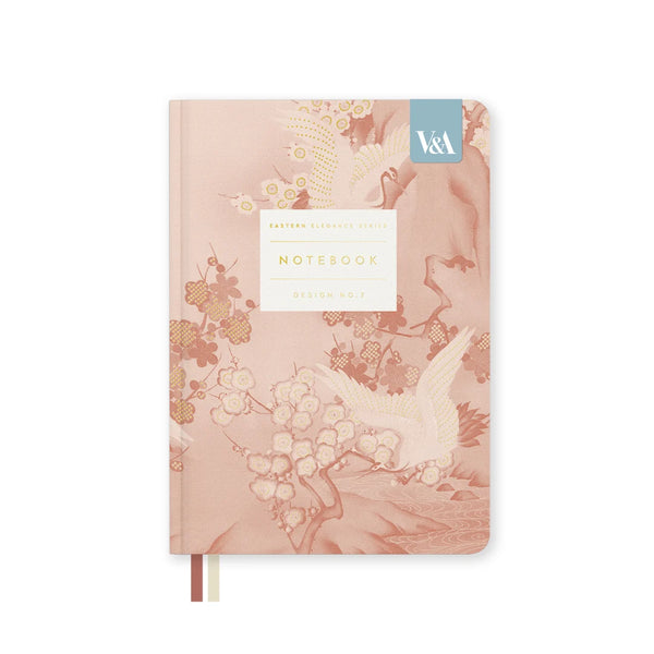 V&A Floral Cranes & Blossom Hardback Notebook