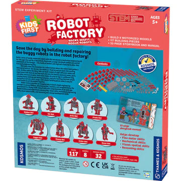 TK: Kids First Robot Factory: Wacky, Misfit, Rogue Robots - Ages 5+
