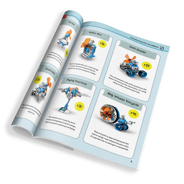 WindBots: 6-in-1 Wind-Powered Machine Kit - Ages 8+