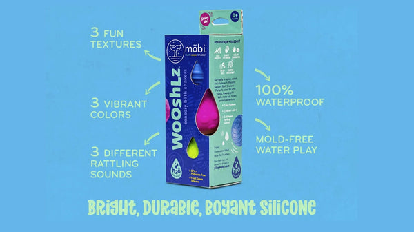 Möbi Wooshiz Sensory Bath Shakers