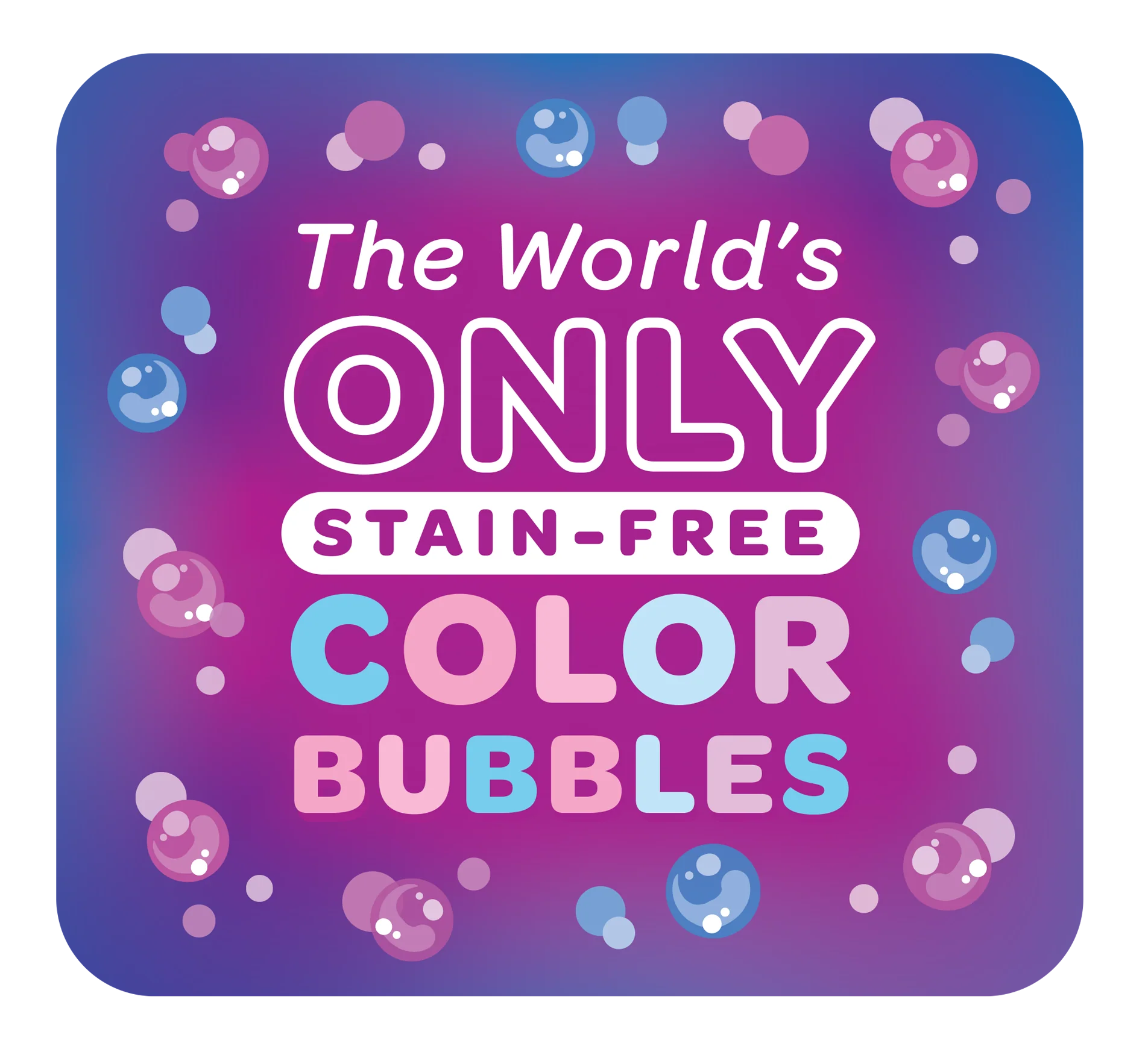Poppin Colorz Pink Pizzaz Colour Bubbles: 8 Party Packs - Ages 3+