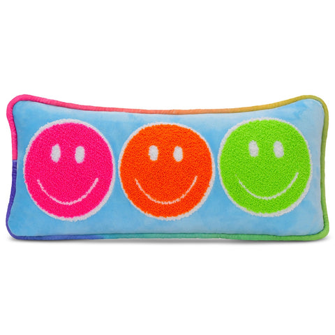IS: You Make Me Smile Chenille Plush Pillow - Ages 4+