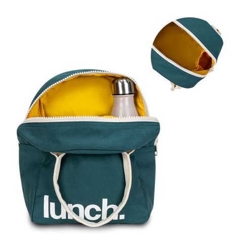 "Lunch:" Cypress - Zipper Lunch Bag