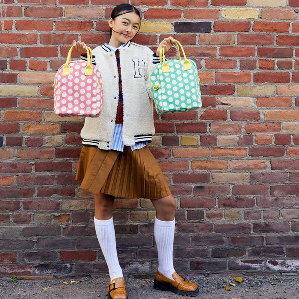 Dot Pink - Zipper Lunch Bag