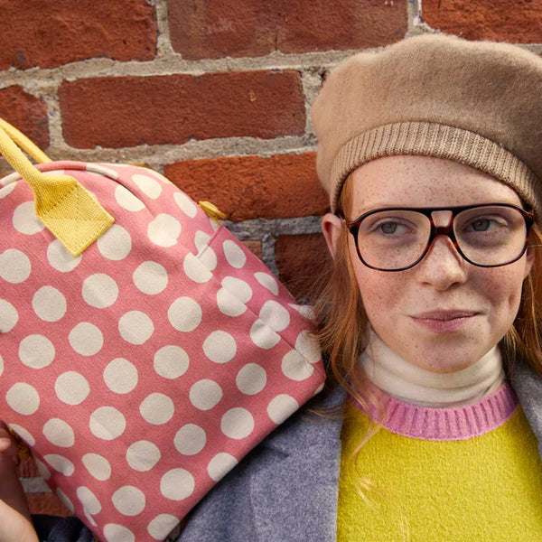 Dot Pink - Zipper Lunch Bag