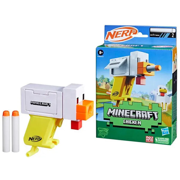 Nerf: MicroShots Minecraft Chicken Blaster - Ages 8+