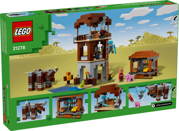 Lego Minecraft the Pillager Outpost and Ravager Building Toy
