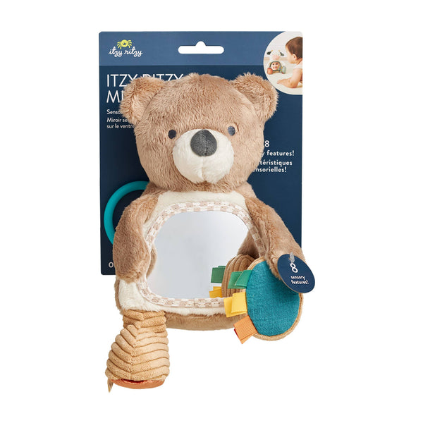 Itzy Bitzy Mirror™ Theo the Bear Sensory Tummy Time Mirror